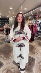 Women's Stylish and Cotton Flex Black Printed Kurta Set