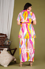 Vibrant Floral Printed Co-ord Set
