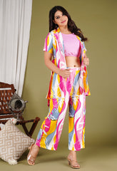 Vibrant Floral Printed Co-ord Set