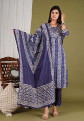 silk dupatta set, printed dupatta set, wearline