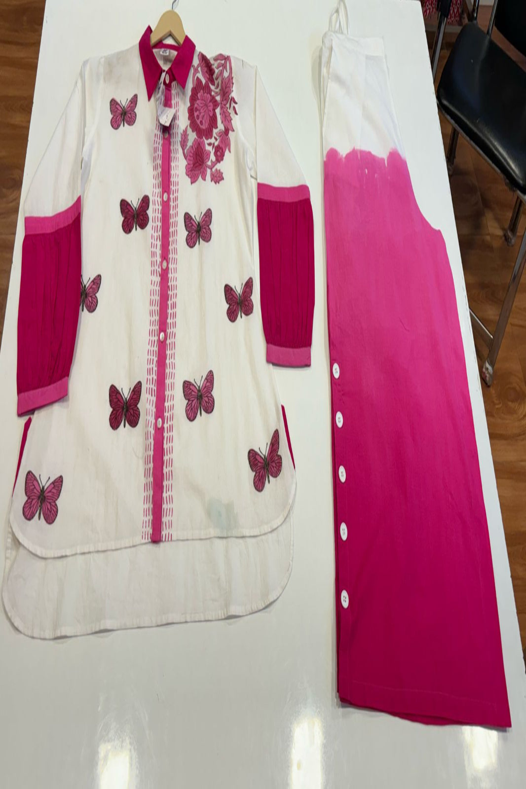 Pink co-ord set, cotton co-ord set, wearline