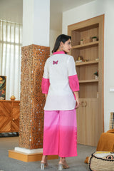 Pink co-ord set, cotton co-ord set, wearline