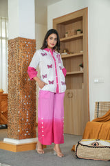 Pink co-ord set, cotton co-ord set, wearline