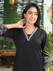 Black co-ord set, rayon co-ord set, wearline