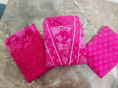 Wearline, Kurta Set, Dupatta set, Pink suit
