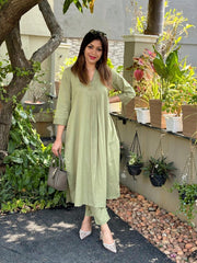 Timeless Elegance Green Co-Ord Set