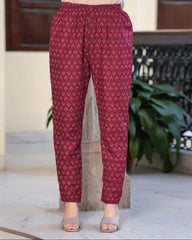 maroon dupatta set, cotton dupatta set , wearline