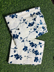 White Dabu Cotton Hand Printed Co-ord Set