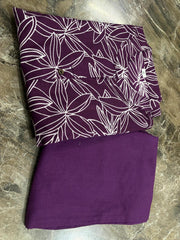 Women Cotton Sleeves Mandarin Collar Button Down Floral Printed Aline Co-ord Set