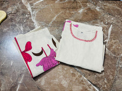 Women,s Pure Cotton Printed Floral Cotton Kurta Paint Set