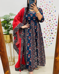 Women,s Viscose Kurta and Pant with Dupatta