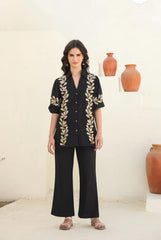 Beautiful Embroidery Cotton Co-ord Set