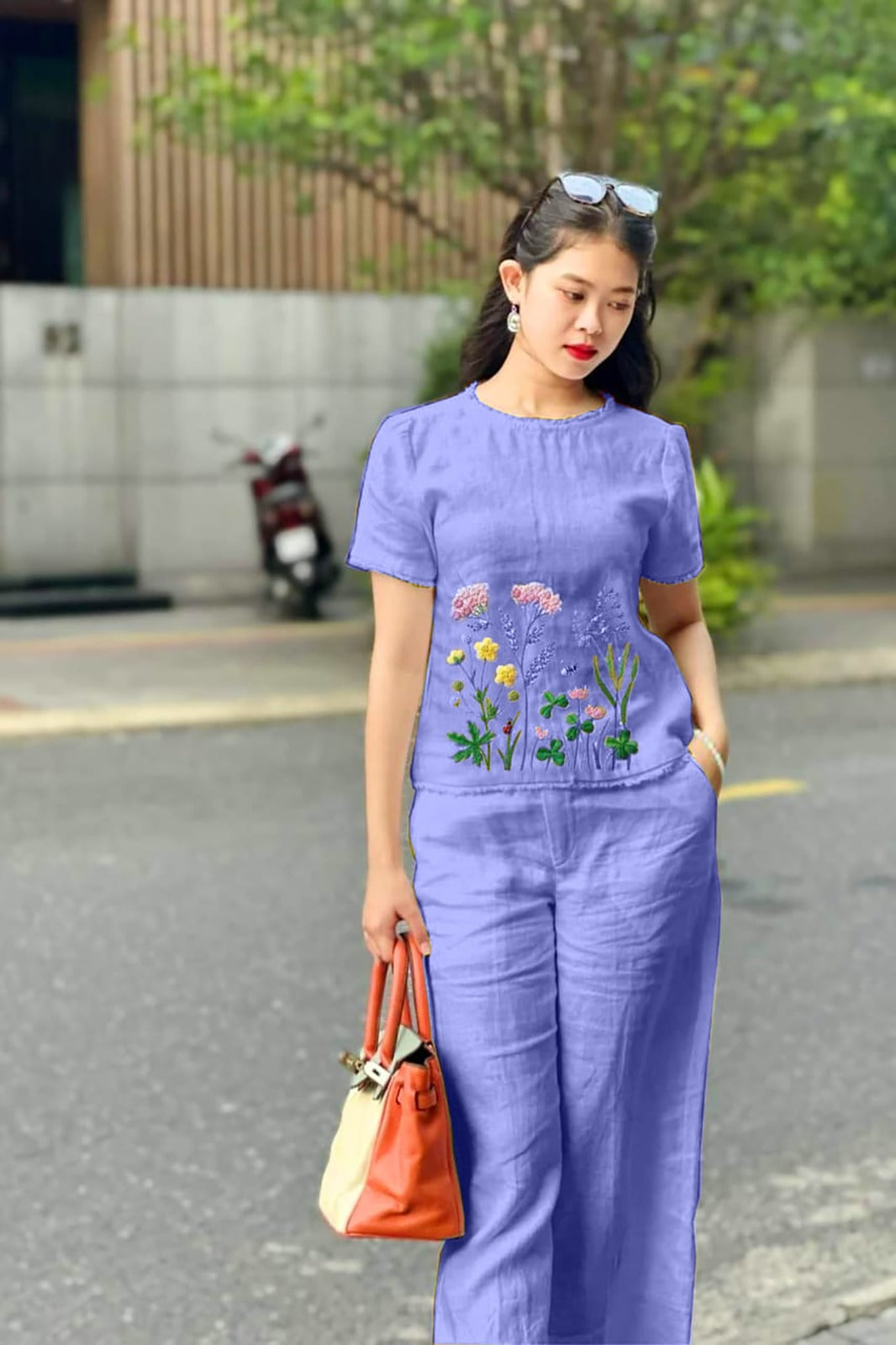 Lavender Color, Wearline, Co-rd Set