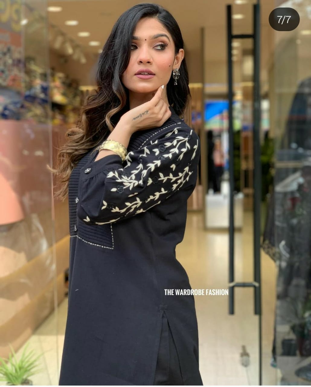 Black, kurta set wearline