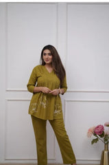 Green wearline co-ord set