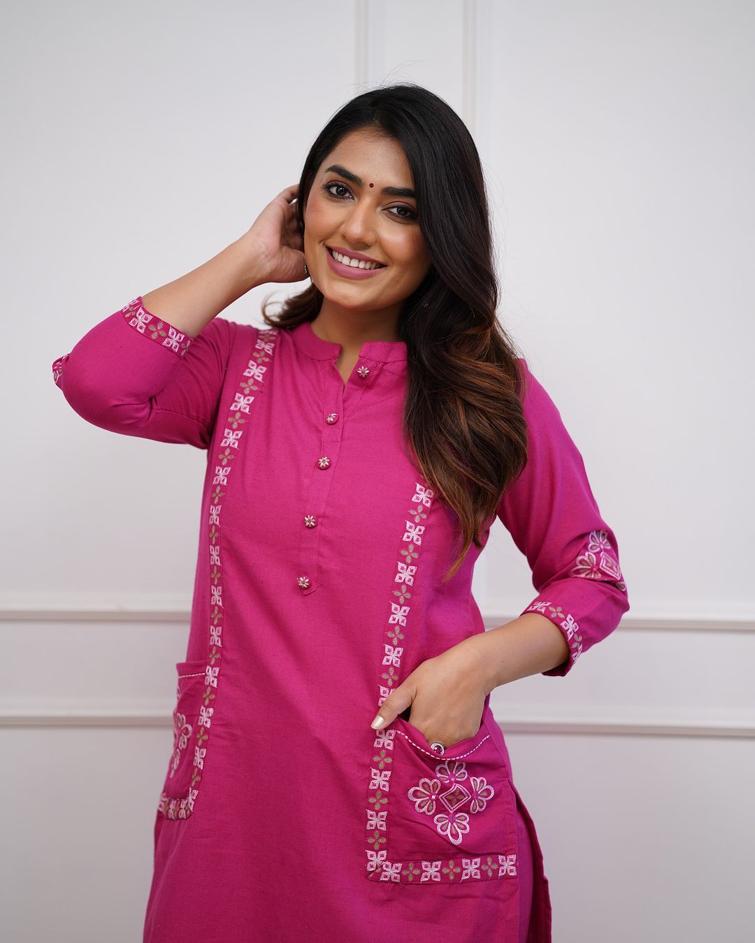 Pink Wearline Kurta Set