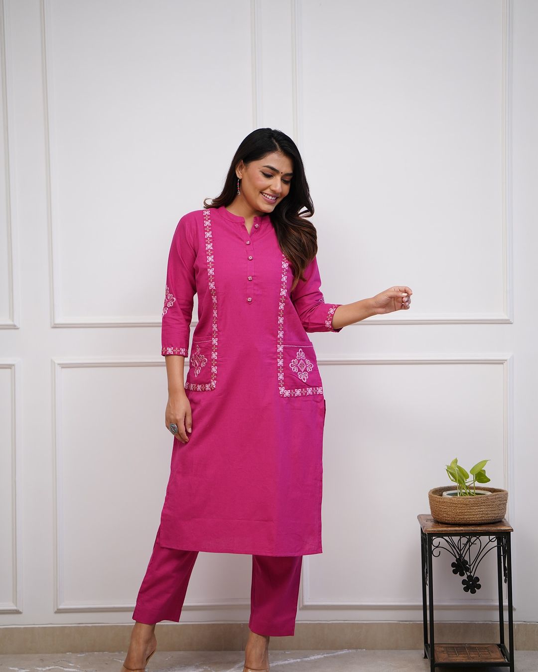Pink Wearline Kurta Set