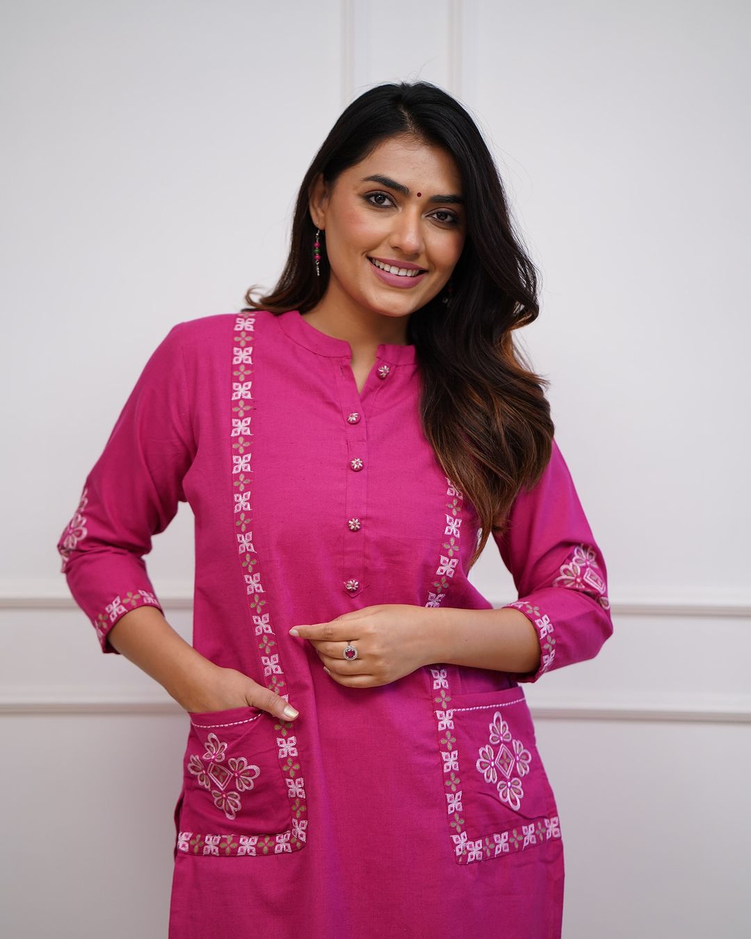 Pink Wearline Kurta Set