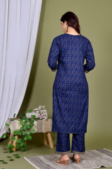 Blue dupatta set, embroidery dupatta set, wearline