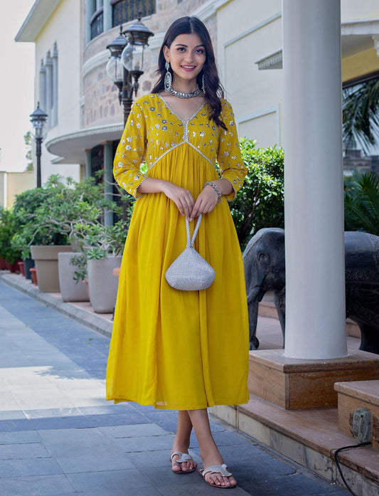 Amber Bliss Yellow Dress