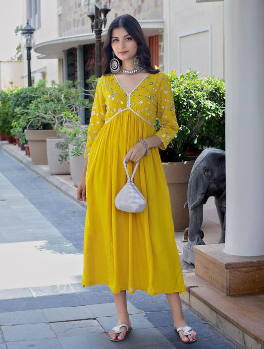 Amber Bliss Yellow Dress
