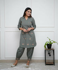 CLASSY & COMFORTABLE  APPLE  CUT CO-ORD SET