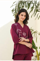 Beautiful Wine Co-ord Set