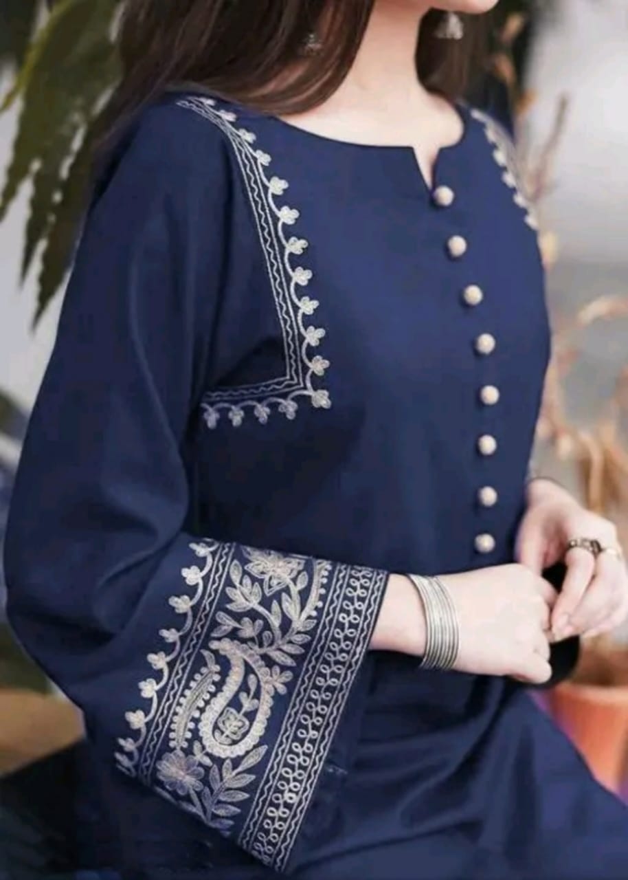 Kurta Palazo Set, Blue color, wearline