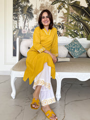Yellow Wearline Cotton Co-ord Set